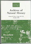 Archives Of Natural History